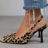 Avery | D’Orsay štikle s leopard uzorkom