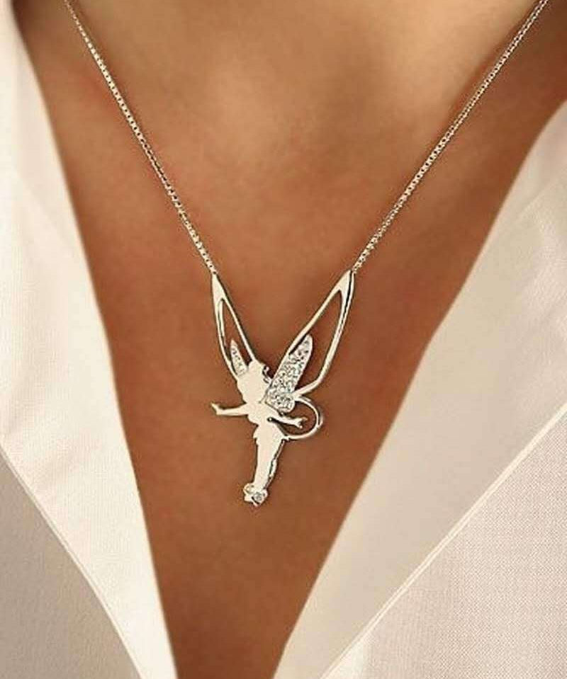 Fadinha Ekskluzivna Ogrlica Srebro Zlato - Elegancija