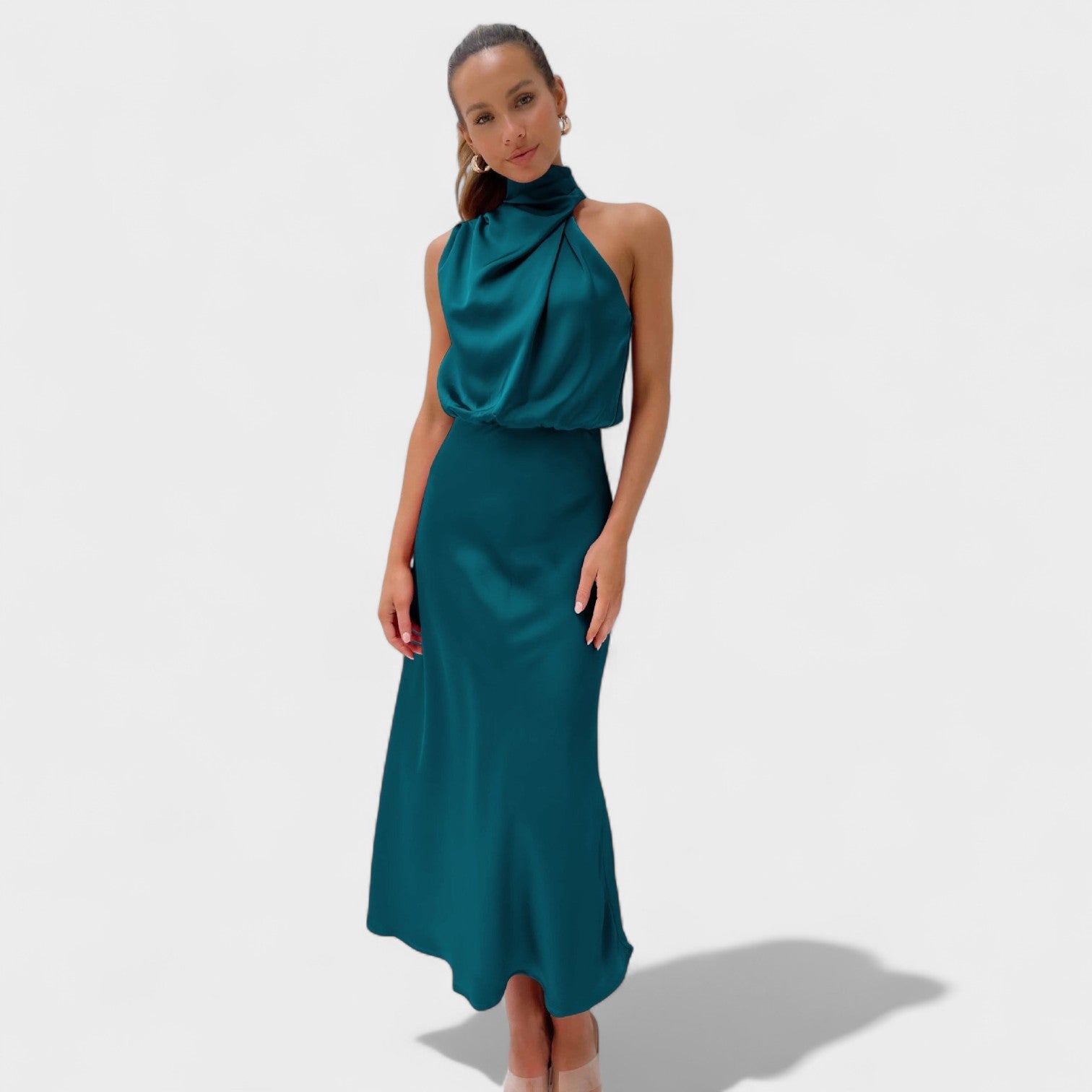 Alda - Elegantna Saten Haljina