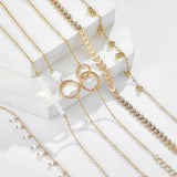 Soléa™ | Set boho zlatnih narukvica
