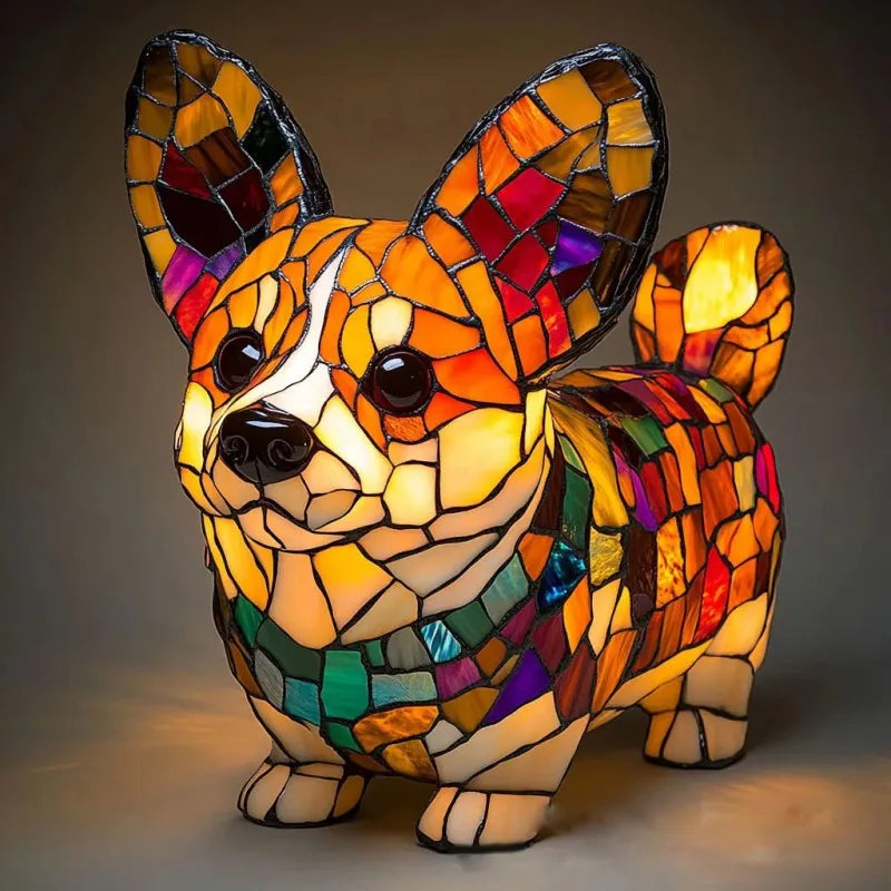 PugSunca - Lampa od Vitraža