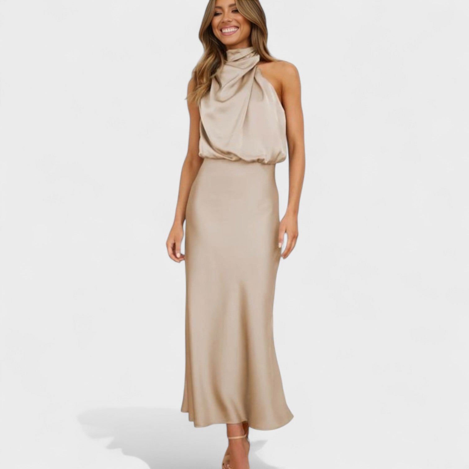 Alda - Elegantna Saten Haljina