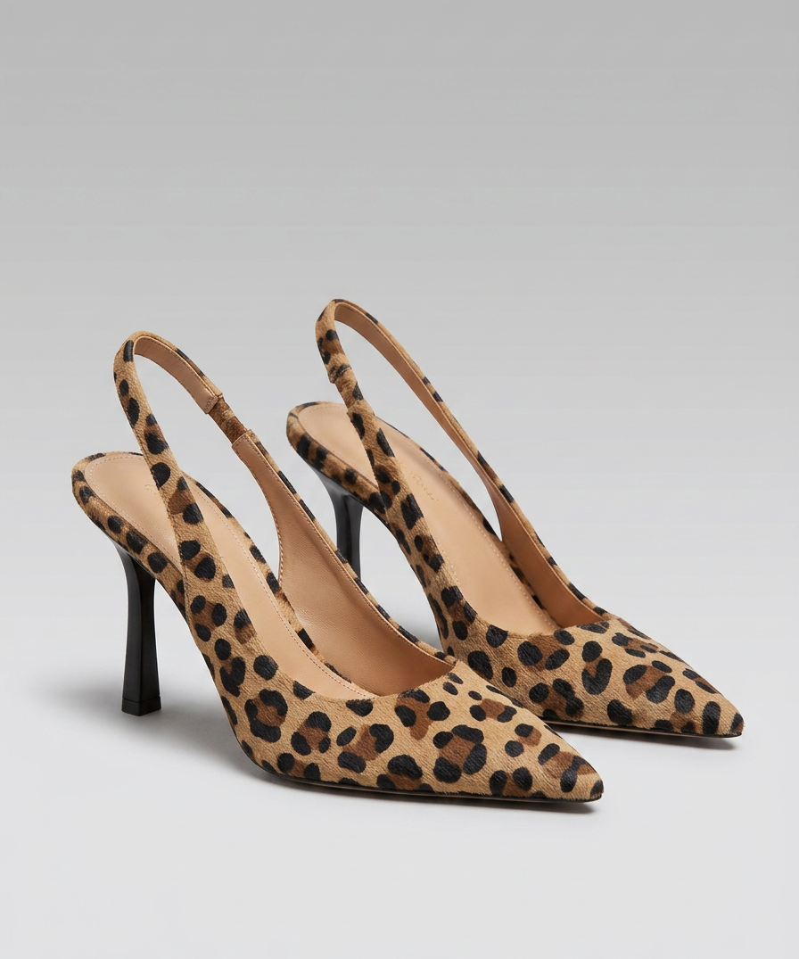 Avery | D’Orsay štikle s leopard uzorkom